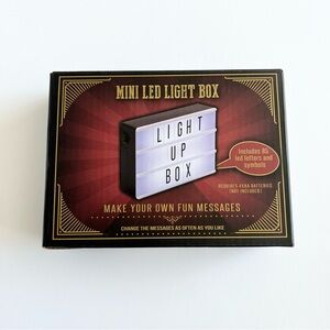 Mini‎ LED Light Up Box Sign